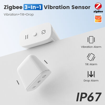 buy เซ็นเซอร์อัจฉริยะ Tuya Zigbee 3-in-1 พร้อมการแจ้งเตือนการสั่นสะเทือน การเอียง และการตกหล่น, การป้องกัน IP67 และการตรวจจับแบบเรียลไทม์ผ่านแอป Smart Home ทั้งหมด การผลิตออนไลน์