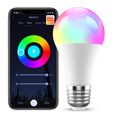ราคาดี Tuya Bulb 10W E27 WiFi Light Bulb LED 1000LM RGB Lamp App ทํางานกับ Alexa Google Home เครื่องกําหนดเวลาที่สามารถปรับความแรงได้ 110v 220v ออนไลน์
