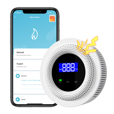 ราคาดี Tuya Wifi Smart Gas Sensor แอพครัวบ้าน ระเบิดตรวจจับการรั่ว ไฟฟ้า USB ความปลอดภัย Smart Home ออนไลน์