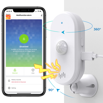 ราคาดี Tuya Smart Wifi Pir เซ็นเซอร์การเคลื่อนไหว ระบบรักษาความปลอดภัยในบ้าน เครื่องตรวจจับสัญญาณเตือน แอพรีโมทคอนโทรล ต์ไมม์ ออนไลน์