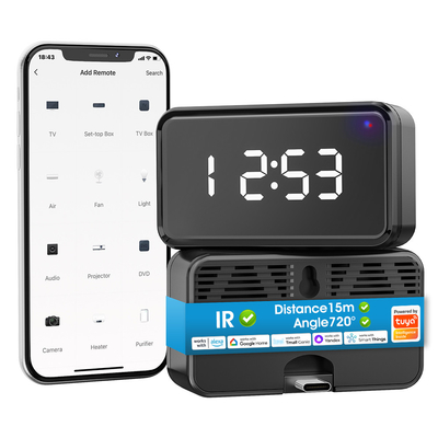 ราคาดี Wifi Infrared Remote Control With Time Display Fan TV Dvd Voice Alexa และ Google Tuya IR การควบคุม บ้านฉลาด ออนไลน์