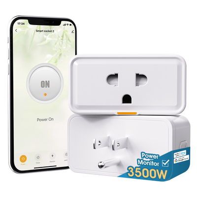 ราคาดี Tuya socket การกําหนดเวลา Power Monitor Smart Life Alexa Google Home WIFI Smart Plug 16A โซค็อต สมาร์ทโฮม ออนไลน์