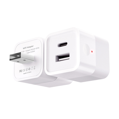ราคาดี Tuya Smart WiFi Mini Power Adapter พกพา 5V Micro USB & Type-C Charger Plug พร้อม APP การควบคุม คําสั่งเสียง การกําหนดเวลา การสนับสนุน Alexa สําหรับสายไฟ ออนไลน์