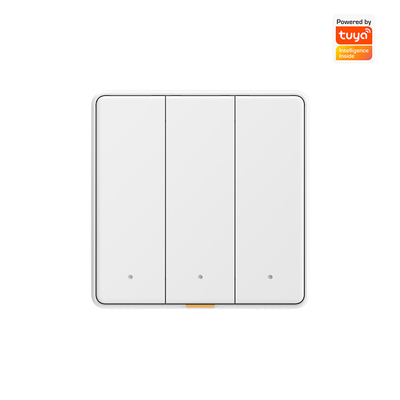 ราคาดี Tuya WIFI RF433 Smart Wall Light Button Push Switch 110-250v ไม่มีสายไร้สาระ Single Fire Timing Voice App Tmall Genie, Alexa, Google Home ออนไลน์
