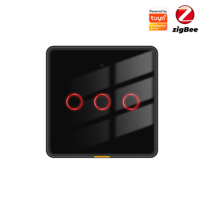 ราคาดี Tuya Zigbee สวิตช์ไฟฉลาด ✅ ไม่มีสายกลาง ไม่จําเป็นต้องมีตัวประกอบความแรง 100-250 วอล, การควบคุมเสียงและแอพ, Alexa & Google Home รองรับ, EU Touch Switch ออนไลน์