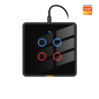 ราคาดี Tuya WiFi Touch Wall Switch ประเภท C, มาตรฐานสหภาพยุโรป, RF433, 110-240V, พร้อมเครื่องกําหนดเวลาและการควบคุมเสียง, รองรับกับ Alexa และ Google Home สําหรับการสปาร์ตโฮมไลท์ ออนไลน์