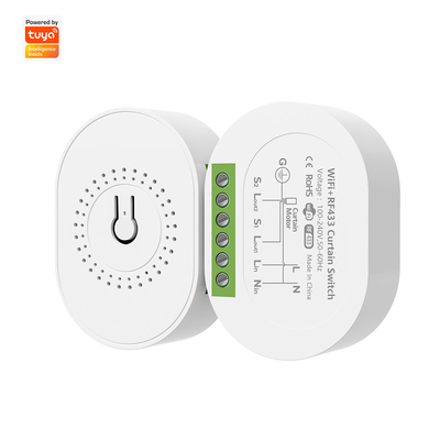ราคาดี SMATRUL Tuya WiFi RF433 Smart Curtain Switch Module ออกแบบมาเพื่อใช้กับผ้าม่านไฟฟ้า ทํางานกับ Alexa และ Google Home ออนไลน์