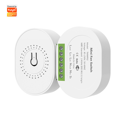 ราคาดี SMATRUL Tuya WiFi Smart Fan Speed Regulation DIY มินิสวิทช์โมดูลรีโมทคอนโทรลไทม์เปิดปิด 220 วอลต์ สําหรับ Alexa Google Home ออนไลน์