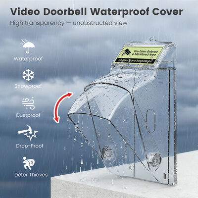 ราคาดี SMATRUL วิดีโอ กลองประตู ฝน กันน้ํา Cover Outdoor Rotatable การออกแบบ Anti-theft ระบุ ออนไลน์