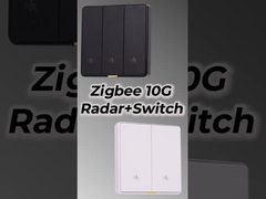 Tuya ZigBee Radar Motion Sensor Switch Sensing No Neutral Smart Home EU ปุ่มไฟผนังปิด
